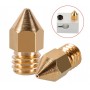 aafaqasia 2x MK8 Brass Nozzle 1.75MM Extruder Print Head 0.2mm - 1.0mm 2PCS MK8 Brass Nozzle 0.2MM - 1.0MM  Extruder Print Head 