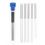 aafaqasia Nozzle Cleaning Needles Kit Stainless Steel 0.2mm - 0.4mm 3D Printer Nozzle Cleaning Needles Kit Stainless Steel Clean