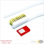 aafaqasia Copper Brush For Nozzle Block Hotend and Parts Cleaning 3D Printer Cleaner Tool Copper Wire Toothbrush Copper Brush Ha