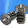 aafaqasia Hardened Steel V6 Nozzle for 3D Printer 0.2mm - 1.0mm HQ Hardened Steel V6 Nozzle for 3D Printer 0.2mm - 1.0mm HQ