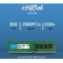 aafaqasia Crucial 8GB DDR4 2666MHz UDIMM Memory For Desktop PC Crucial 8GB DDR4 2666MHz UDIMM Memory For Desktop PC