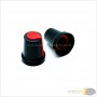 aafaqasia 2x Carbon Film Potentiometer WH148 15mm 3pin + Red Rotary Cap Kit B1K - 1M 2x Carbon Film Potentiometer WH148 15mm 3pi