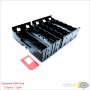 aafaqasia Battery Holder without connections Storage For 18650 X1 X2 X3 X4 ABS 18650 Power Bank Cases 1X 2X 3X 4X 18650 Battery 