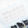 aafaqasia Black Kit M2 M2.5 M3 M4 Female Male Hex Nylon Standoff Spacer Column For PCB Kit M2 M2.5 M3 M4 Female Male Hex Nylon S