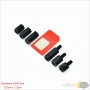 aafaqasia Black Kit M2 M2.5 M3 M4 Female Male Hex Nylon Standoff Spacer Column For PCB Kit M2 M2.5 M3 M4 Female Male Hex Nylon S