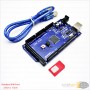 aafaqasia Arduino MEGA2560 R3 ATmega2560-16AU Development Board + USB Cable Arduino MEGA2560 R3 ATmega2560-16AU CH340G USB Devel