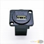 aafaqasia USB socket panel mounting interface self-locking bayonet connection USB socket panel mounting interface around install