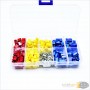 aafaqasia Colorful 60sets Terminal 2p 3p 4p 5p 2.54mm 2.5mm Pin Header Colorful 60sets XH2.54 Jst Terminal Male Female Wire Conn