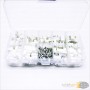 aafaqasia White 60sets Terminal 2p 3p 4p 5p 2.54mm 2.5mm Pin Header White 60sets XH2.54 Jst Terminal Male Female Wire Connector 