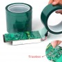 aafaqasia 33M Roll Green PET Film Tape Heat Resistant PCB Insulation Protection 33M/Roll Green PET Film Tape High Temperature He