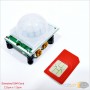 aafaqasia HC-SR501 Adjust IR Pyroelectric PIR Motion Sensor HC-SR501 Pyroelectric Infrared PIR Motion Sensor Modules for Microco