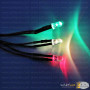 aafaqasia 10x Pre-Wired LED 5mm Warm White Red Green Light Diode Lamp Bulb 10x Pre-Wired LED 5mm Warm White Red Green Light Diod