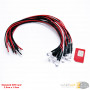 aafaqasia 10x Pre-Wired LED 5mm Warm White Red Green Light Diode Lamp Bulb 10x Pre-Wired LED 5mm Warm White Red Green Light Diod