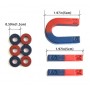 aafaqasia Magnet Kit Physics Science Experiment Tools Science Magnet Set for Education Science Experiment Tools Including Bar/Ri
