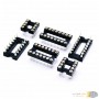 aafaqasia 5x IC Socket Connector Round Hole DIP6 DIP8 DIP14 DIP16 DIP18 DIP20 DIP28 5x IC Socket Connector Round Hole DIP6 DIP8 