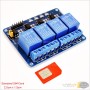 aafaqasia Relay 4 Channel 5V Module with Optocoupler 4 Channel Relay Module DC 5V
Equiped with high-current relay, AC250V 10A ; 