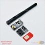 aafaqasia NRF24L01 Wireless Transceiver 2.4 GHz + SMA Antenna + Adapter 3.3V Regulator NRF24L01 Wireless Module Transceiver 2.4 