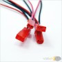 aafaqasia 2Pair 10cm 2 Pin Connector Male Female JST Cable 22 AWG Wire Cable For RC Battery 2Pair 10cm 2 Pin Connector Male Fema
