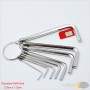 aafaqasia HEX Key Set 1690 - 8pcs 1.5, 2, 2.5, 3, 4, 5, 5.5, 6mm HEX Key Set 1690 - 8pcs 1.5,2,2.5,3,4,5,5.5,6mm