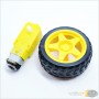 aafaqasia Tire Wheel + DC 3-6v Gear Motor Smart Car Robot Tire Wheel with DC 3-6v Gear Motor
Parameter Operating voltage: 3V ~ 6