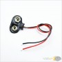aafaqasia 3x 9V Battery Clips 15cm Black Red Cable Connector Buckle DC 3x 9V Battery Clips 15cm Black Red Cable Connector Buckle