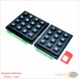 aafaqasia Matrix Switch Keyboard 4x4 3x4 ABS Plastic Keys Matrix Switch Keyboard 4x4 3x4 ABS Plastic Keys