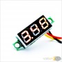 aafaqasia Mini Gauge 3-Wire Display Voltmeter 0.28 inch DC 0-100V 0.28 inch 0.28" 3 Wires Portable Voltmeter Blue Red Green Yell
